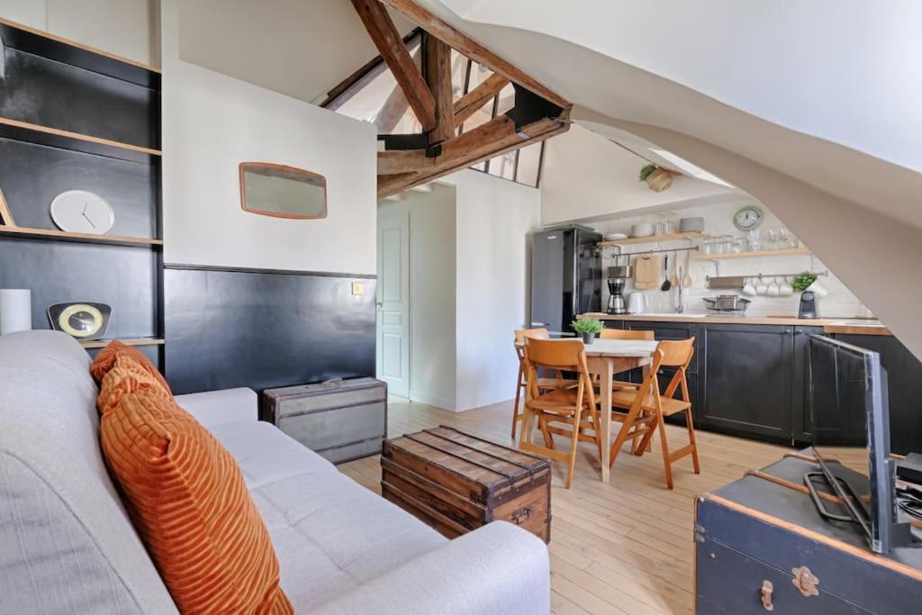 דירות Mykeypers - Fantastic Designed Parisan Loft 2Br/6P- Le Marais מראה חיצוני תמונה